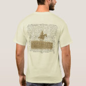 私は乗ります Tシャツ (裏面)