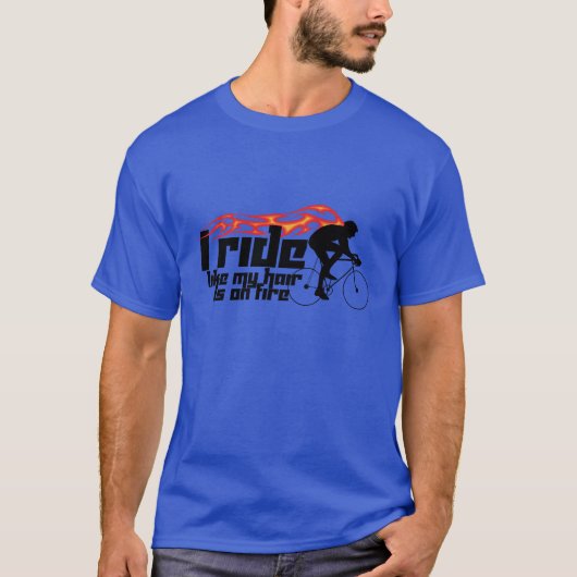 私は乗ります Tシャツ (正面)