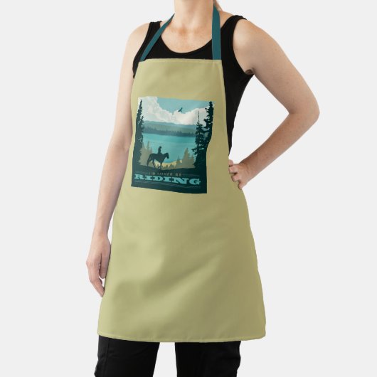 私は乗馬したい エプロン (インサイチュ)