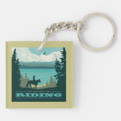 私は乗馬したい キーホルダー (裏面)