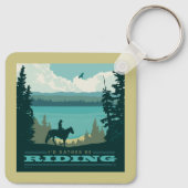 私は乗馬したい キーホルダー (裏面)