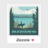 私は乗馬したい シール (シート)