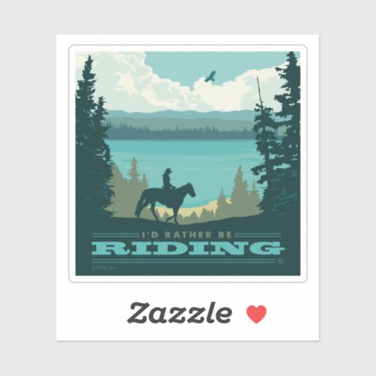 私は乗馬したい シール (シート)