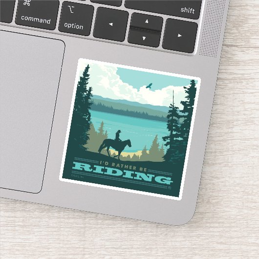 私は乗馬したい シール (詳細)