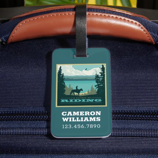 私は乗馬したい ラゲッジタグ (裏面インサイチュ4)