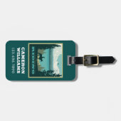 私は乗馬したい ラゲッジタグ (正面横)