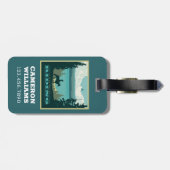 私は乗馬したい ラゲッジタグ (裏面横)