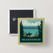 私は乗馬したい 缶バッジ (正面&裏面)