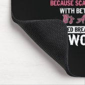 私は乳がんと闘い、乳がんに勝つ マウスパッド (コーナー)