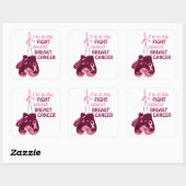 私は乳がんの闘争中だ スクエアシール (シート)