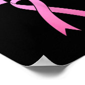 私は乳がん生存者認識度月報ピンクを獲得 ポスター (角)