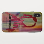 私は乳癌サポートのための箱に電話をかけます Case-Mate iPhoneケース (裏面(横))