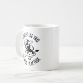 私は乳糖のグルービー牛パンので、私はこのように踊る コーヒーマグカップ (正面左)