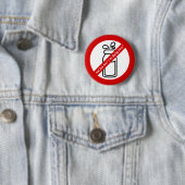 私は乳製品を使わない!乳製品アレルギー警告 缶バッジ (インサイチュ)