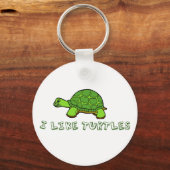 私は亀が好きだ キーホルダー (裏面)