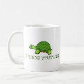 私は亀が好きだ コーヒーマグカップ (左)