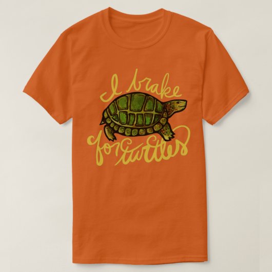 私は亀のブレーキ2 Tシャツ (デザイン正面)