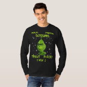 私は予約されたグリーンスリー私は休息グリーン顔好き Tシャツ (正面フル)