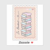 私は予約された美しいスタンプスタイル シール (シート)