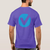 私は予防接種を受けた Tシャツ (裏面)