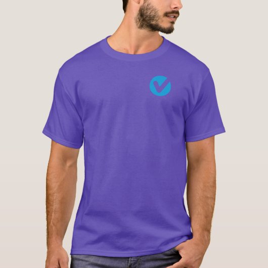 私は予防接種を受けた Tシャツ (正面)