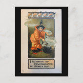 私は事物覚えを召喚過去ヴィンテージ ポストカード (正面)