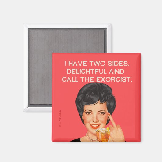 私は二つの側面を持っている……
... マグネット (正面/裏面)