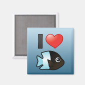 私は二色半身勝手が大好き マグネット (正面/裏面)