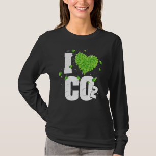 私は二酸化炭素の空気を吸うCo2が大好き Tシャツ
