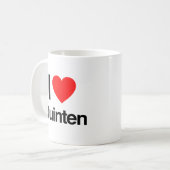 私は五人組が大好きだ コーヒーマグカップ (正面左)