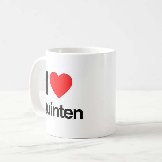 私は五人組が大好きだ コーヒーマグカップ (正面左)