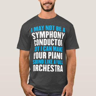 私は交響曲指揮者ではないかもしれないが、Yは作れる Tシャツ