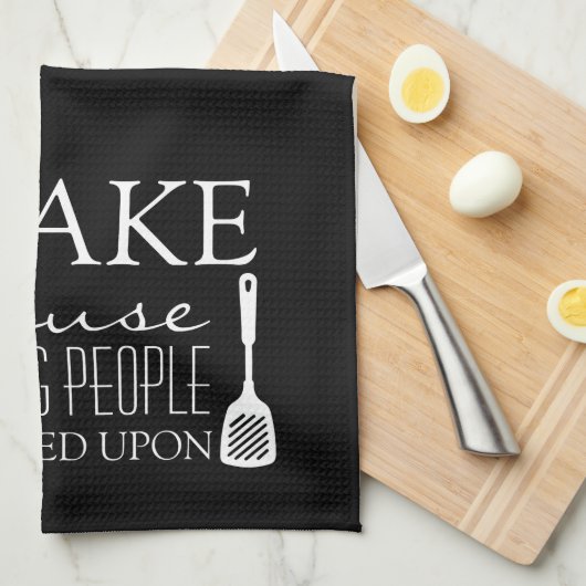 私は人々が名前に眉をひそめたので焼く キッチンタオル (四つ折り)
