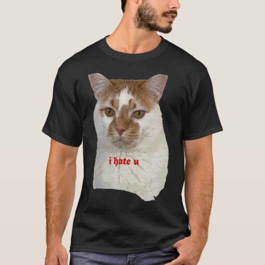 私は人々のスローガンがあなたを憎む Tシャツ (正面)
