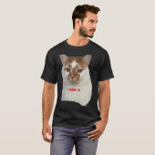 私は人々のスローガンがあなたを憎む Tシャツ (正面フル)