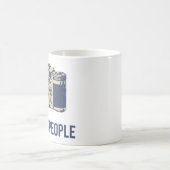 私は人々の写真撮影のカメラを撃ちます コーヒーマグカップ (中央)