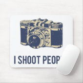 私は人々の写真撮影のカメラを撃ちます マウスパッド (マウス)