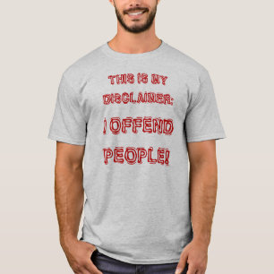 私は人々をおこらせます! Tシャツ