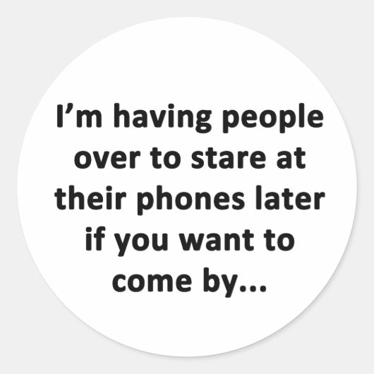 私は人々を抱えている ラウンドシール (正面)