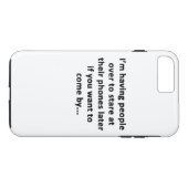 私は人々を抱えている Case-Mate iPhoneケース (裏面(横))