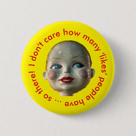 私は人々を持っている「好む」か何気にしません 缶バッジ