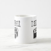 私は人々を撃ちます コーヒーマグカップ (中央)