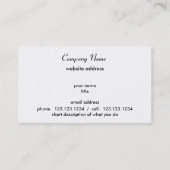 私は人々を撃ちます 名刺 (裏面)