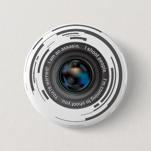 私は人々を撃ちます 缶バッジ (正面)