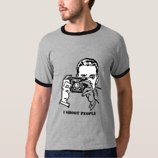 私は人々を撃ちます Tシャツ