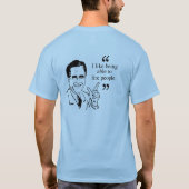私は人々を解雇することが好き – Romney引用文 Tシャツ (裏面)