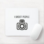私は人々-カメラ--を撃ちます マウスパッド (マウス)