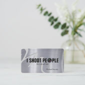 私は人々-写真撮影の名刺--を撃ちます 名刺 (スタンド正面)