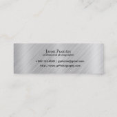 私は人々-専門のカメラマン--を撃ちます スキニー名刺 (裏面)