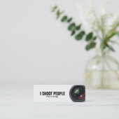 私は人々-専門のカメラマン--を撃ちます スキニー名刺 (スタンド正面)